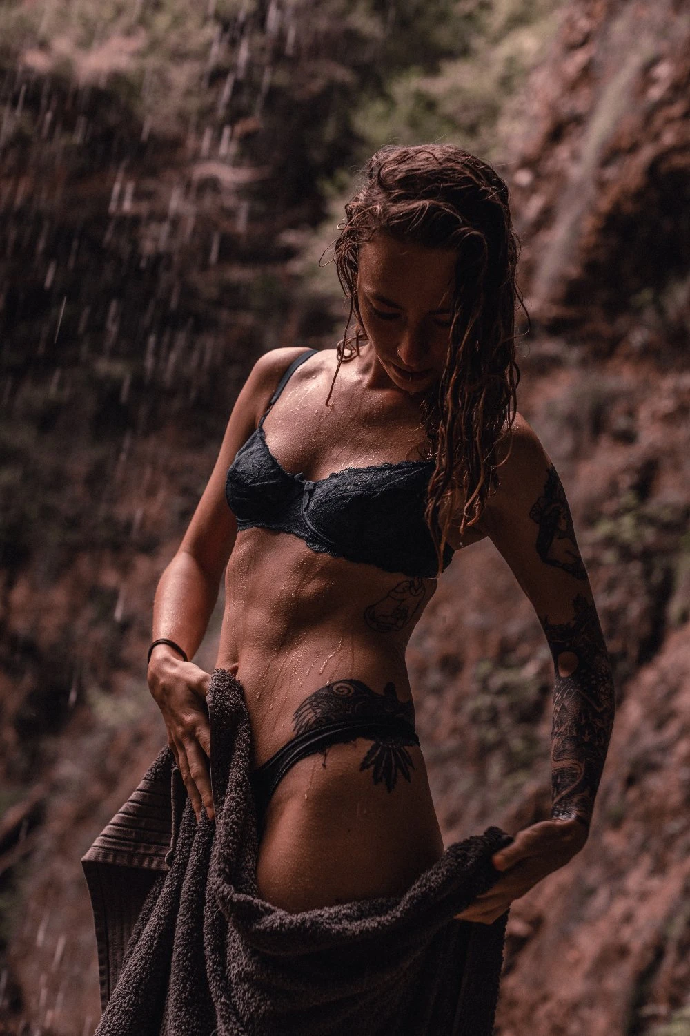 Dark editorial photography Croatia — moody portrait by Šime Bilić